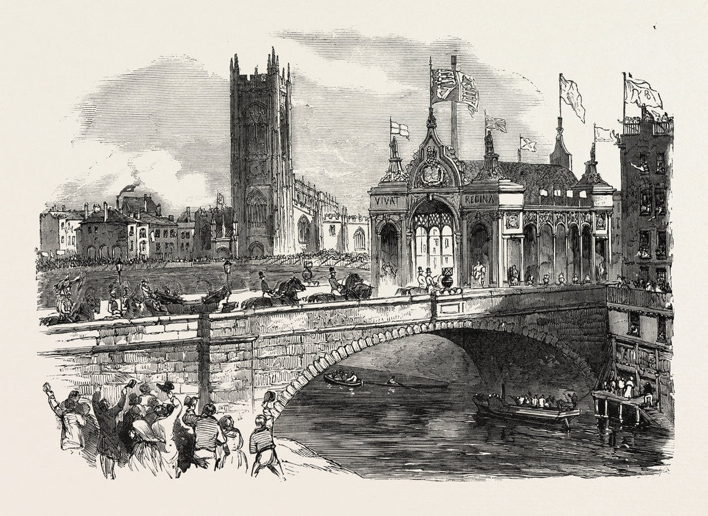 Detail of The Arch at Victoria Bridge Over the Irwell by Anonymous