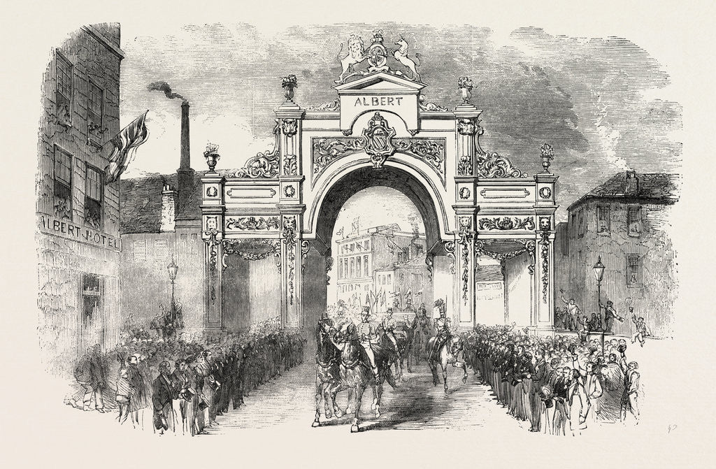 Detail of The Arch at Albert Bridge Over the Irwell by Anonymous