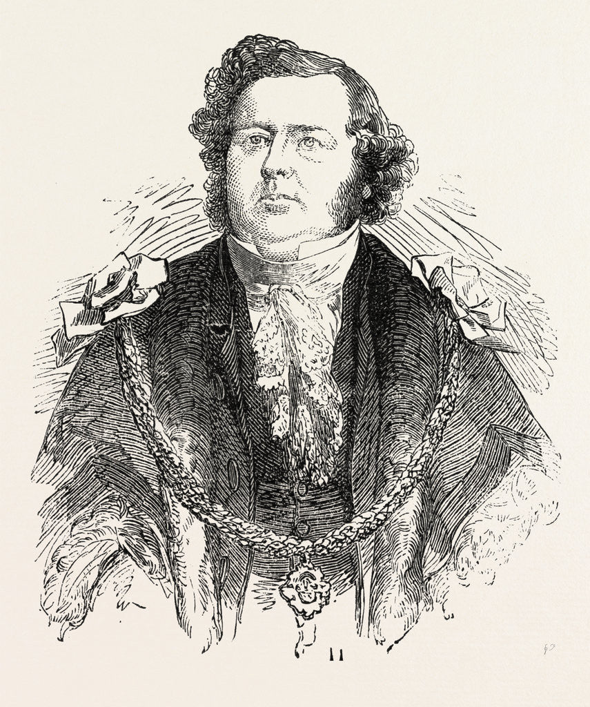 Detail of Sir John Potter, Mayor of Manchester by Anonymous