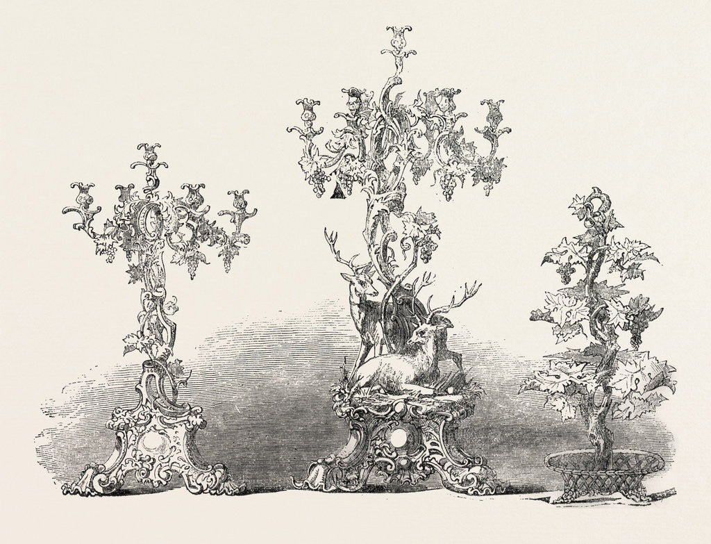 Detail of Part of a Service of Plate Presented to the Mayor of Manchester by Anonymous