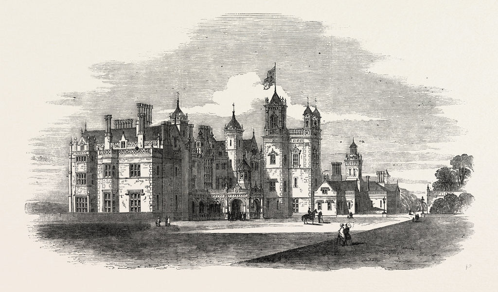 Detail of Worsley Hall, the Seat of the Earl of Ellesmere by Anonymous