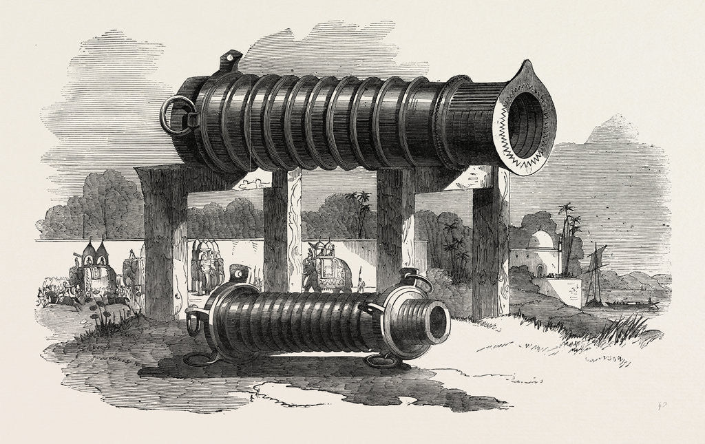 Detail of Colossal Gun Lately Found in Bengal by Anonymous
