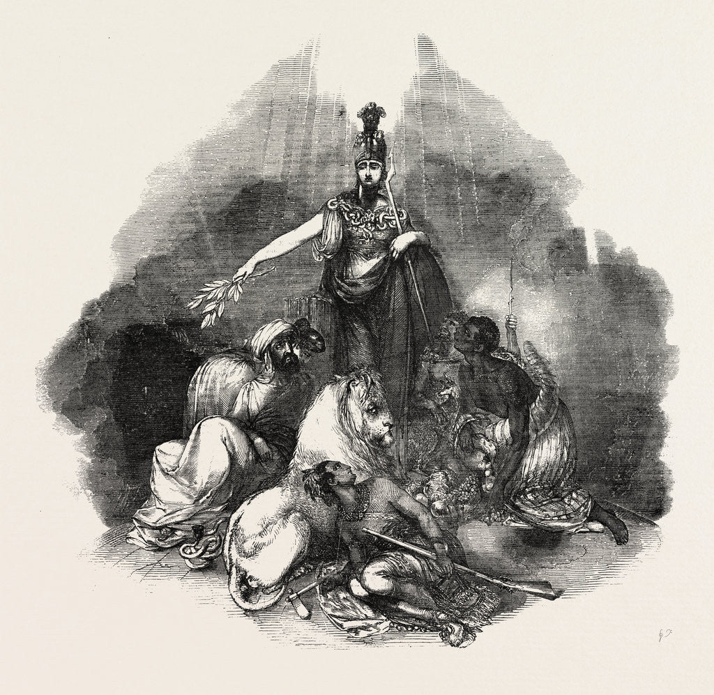 Detail of The Great Exhibition, Official Award of the Prizes by Anonymous