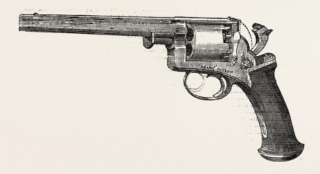 Detail of Revolver Pistol by Anonymous