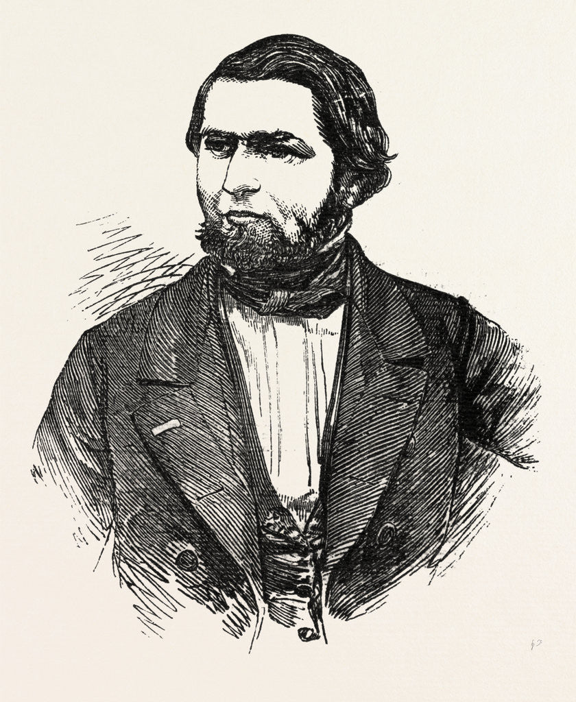 Detail of M. Eugene Peligot, Professor at the Museum of Arts and Sciences, Member of the Jury on Glass by Anonymous