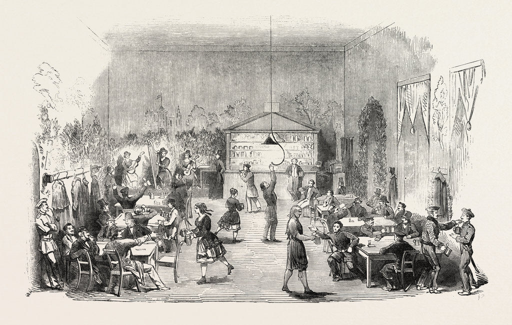 Detail of The Corso Halle, Berlin, Skating Waitresses, Germany by Anonymous