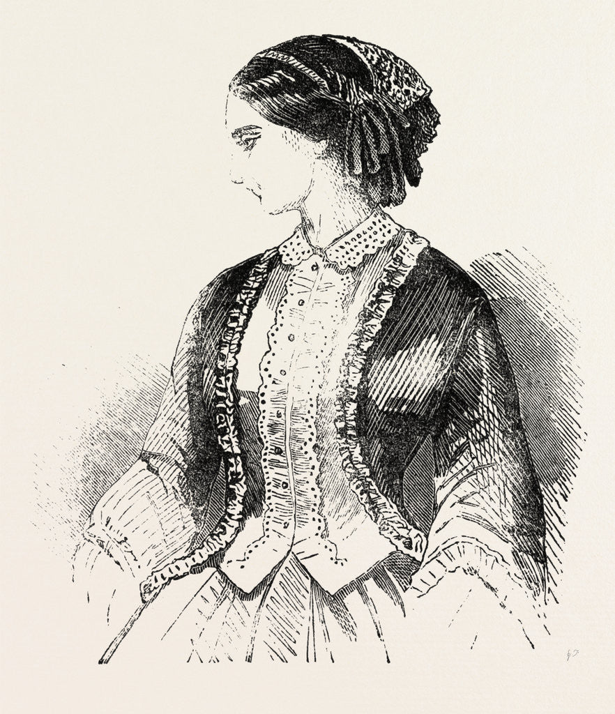 Detail of Paris Fashions for November, 1851 by Anonymous