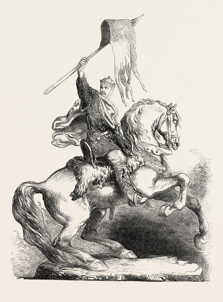 Detail of Statue of William the Conqueror, at Falaise by Anonymous