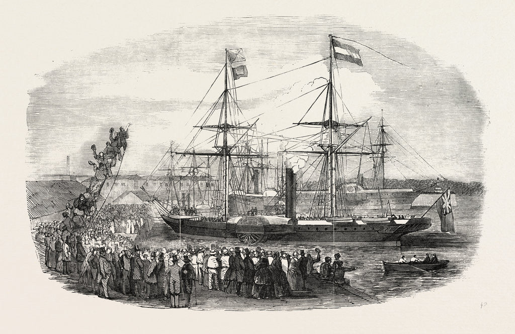 Detail of Arrival of M. Kossuth in the Southampton Docks by Anonymous