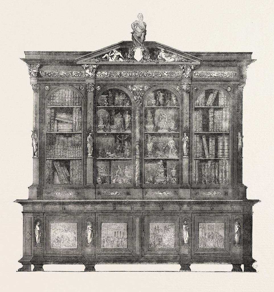 Detail of Bookcase by Anonymous
