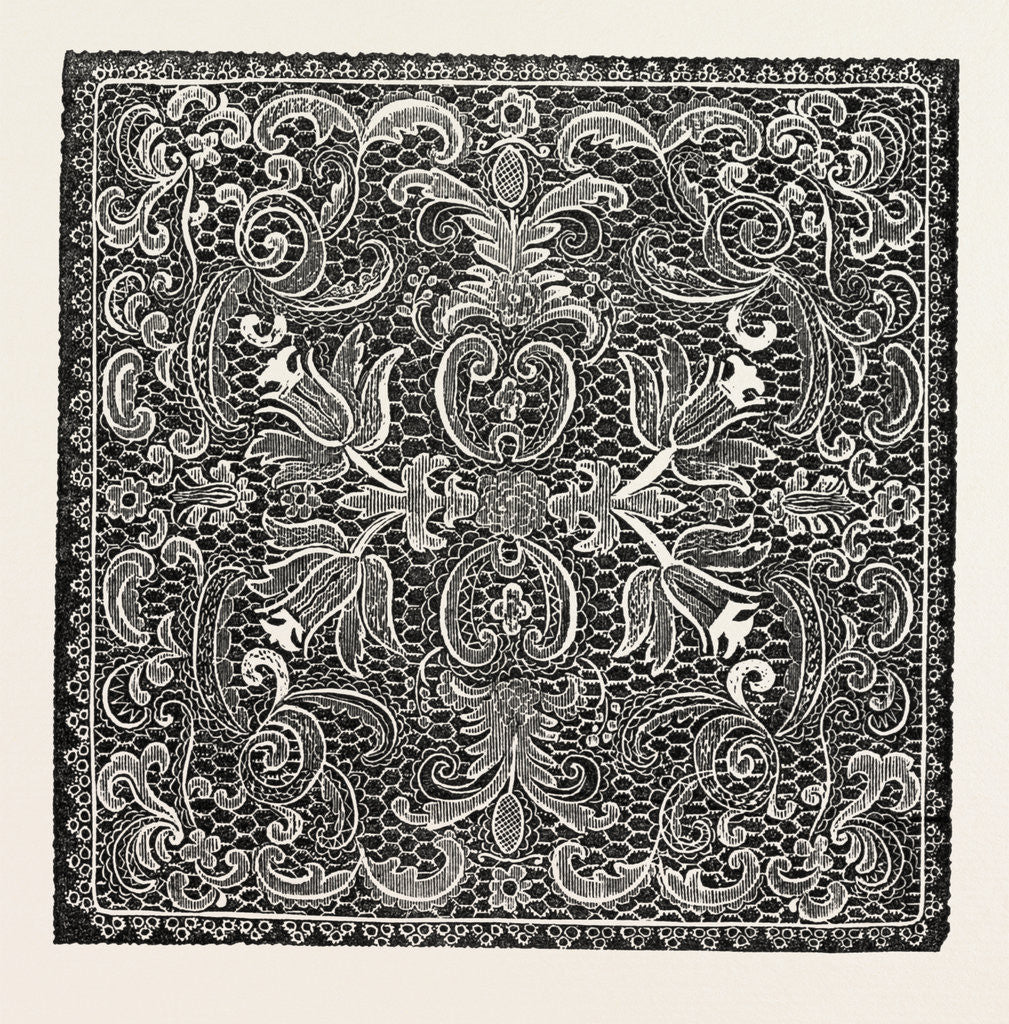 Detail of Point Lace by Anonymous