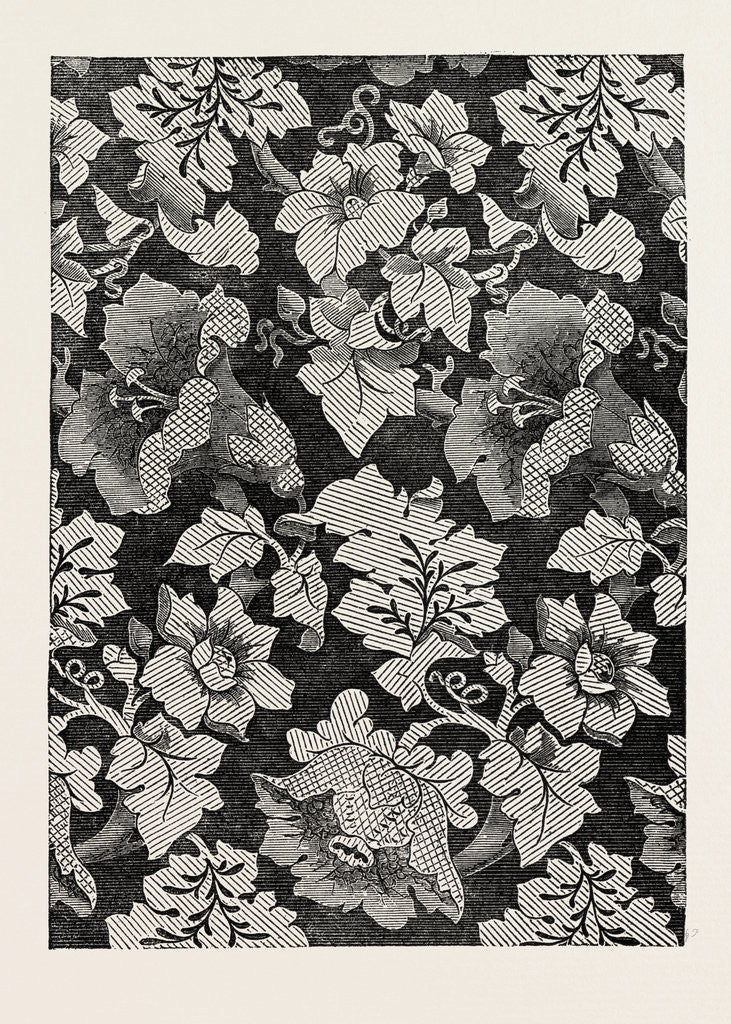 Detail of Damask Pattern, Oadley and Co., Halifax by Anonymous