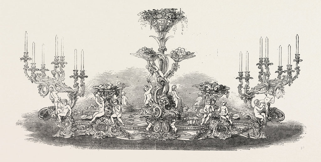 Detail of Centre-Piece, Messrs. Widdowson and Veale by Anonymous