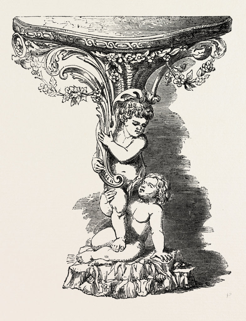 Detail of Console Table by Anonymous