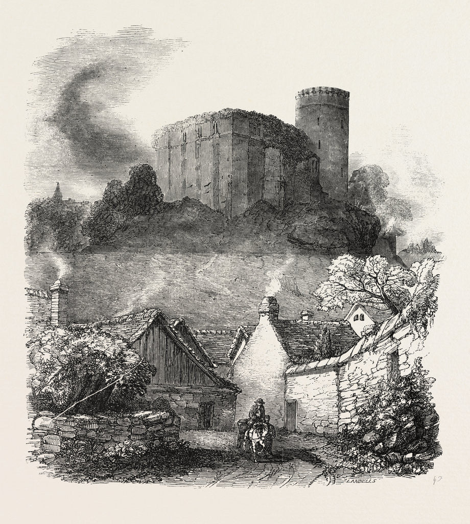 Detail of The Castle of Falaise, the Birthplace of William the Conqueror by Anonymous