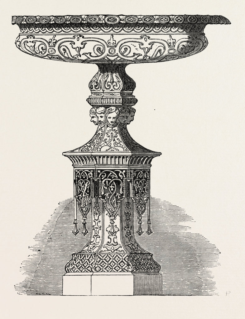 Detail of Iron Vase by Anonymous