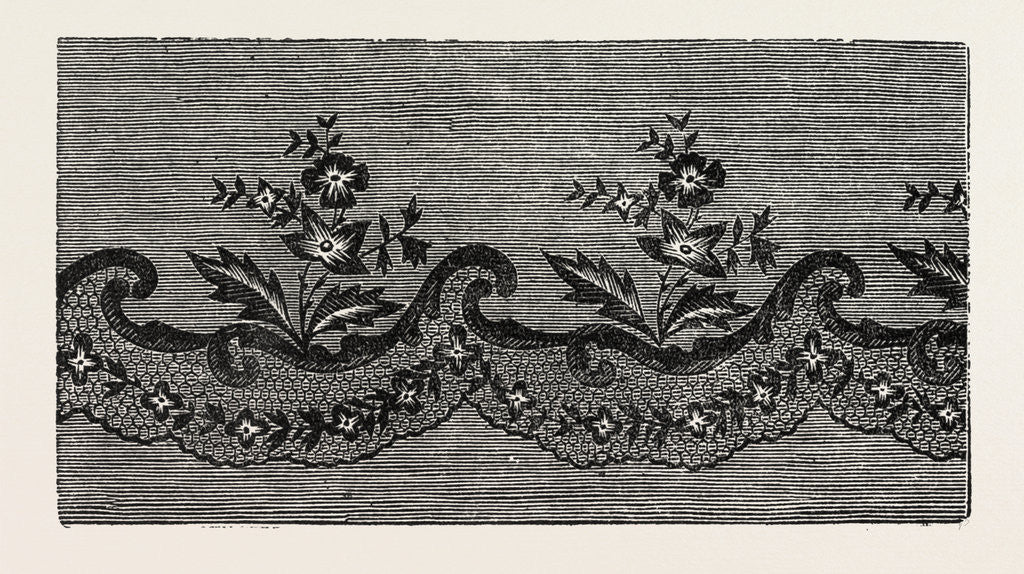 Detail of Silk Pattern, from Switzerland by Anonymous