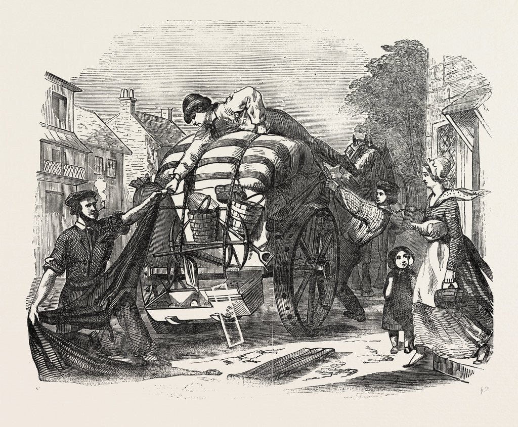 Detail of Off for the Diggings, at Bathurst, Australia by Anonymous