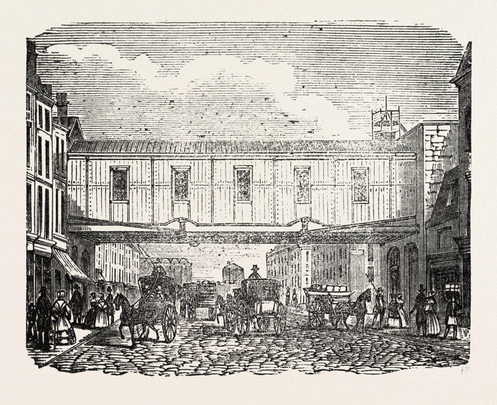 Detail of Minories Viaduct, London by Anonymous