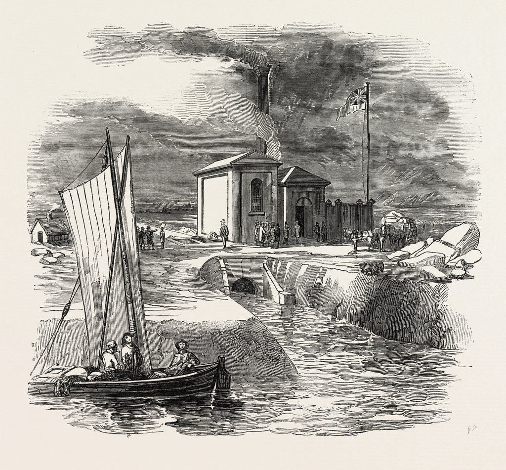 Detail of Drainage of Whittlesea Mere, Appold's Pump by Anonymous