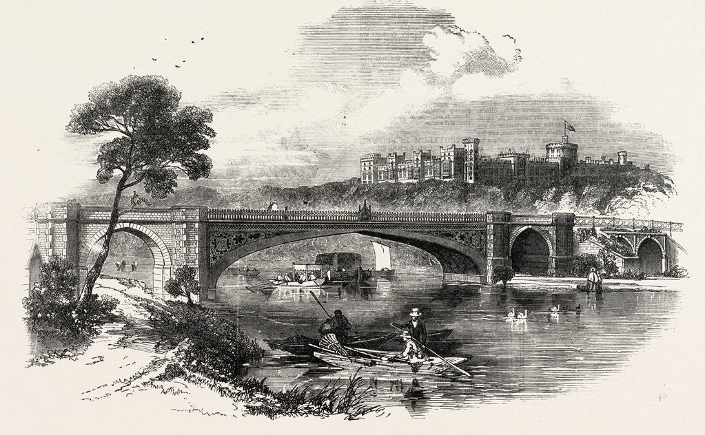 Detail of Victoria Bridge, Windsor by Anonymous