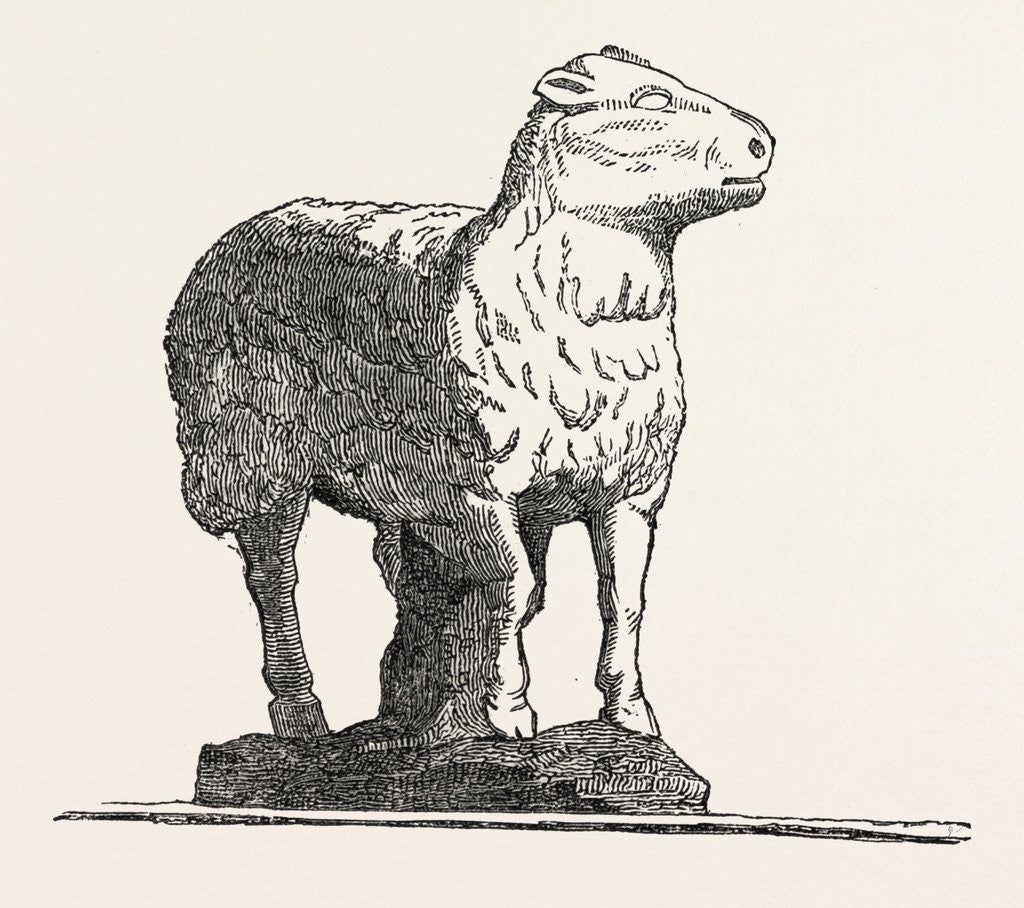 Detail of Stone Lamb, from Lamb's Conduit by Anonymous
