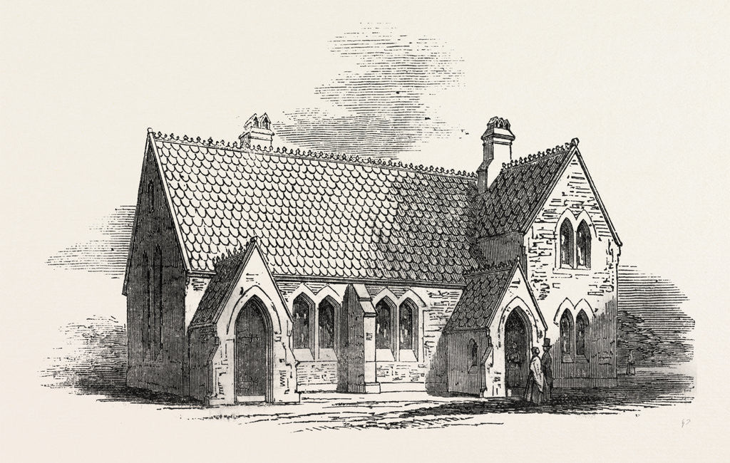 Detail of National School, at Sproughton, Near Ipswich by Anonymous