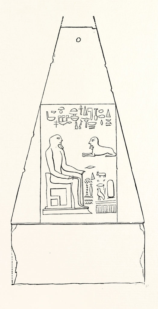 Detail of Upper Portion of Cleopatra's Needle by Anonymous