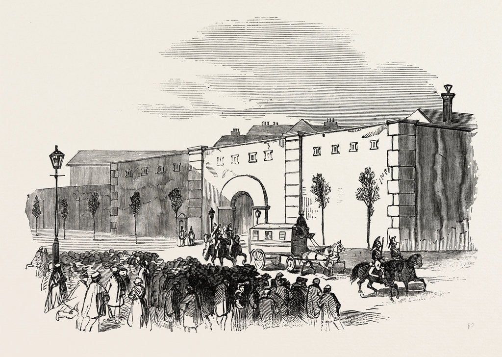 Detail of Revolution in France: Mazas, the Prison of M. Thiers and the Representatives, 1851 by Anonymous