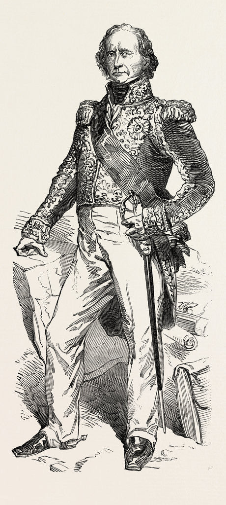 Detail of The Late Marshal Soult. From the Portrait by Rouillard in the Gallery of Versailles by Anonymous