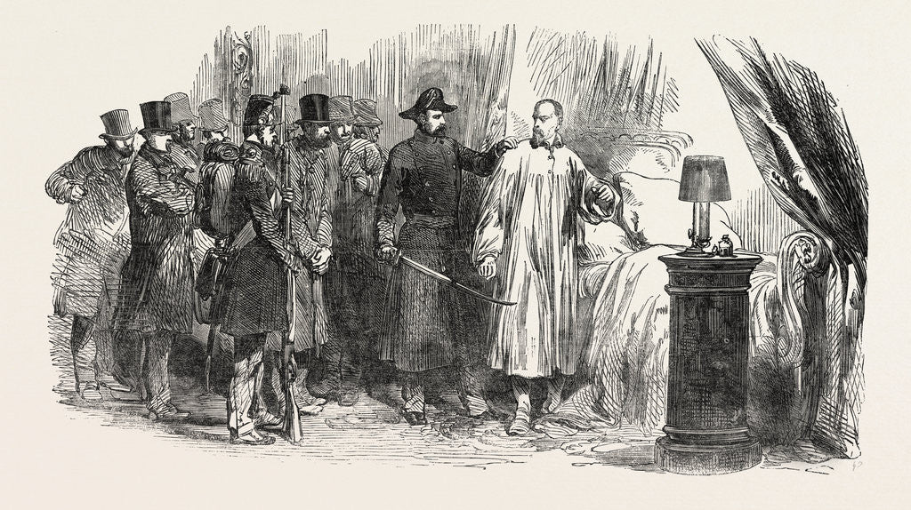 Detail of The Revolution in France: Arrest of General Changarnier, 1851 by Anonymous