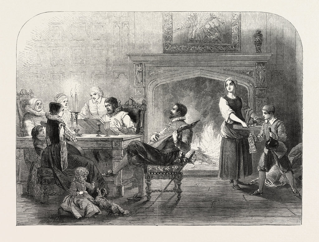 Detail of Part-Singing in the Time of Queen Elizabeth by Anonymous