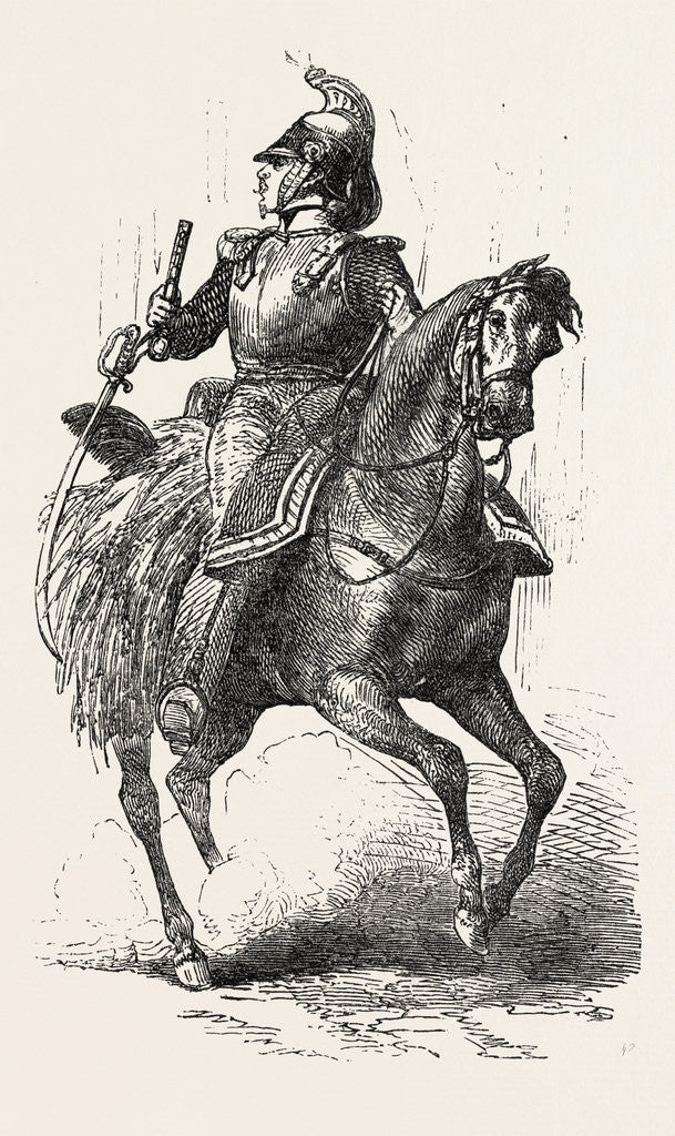 Detail of Dragoon, with Hay and Provisions for the Night by Anonymous