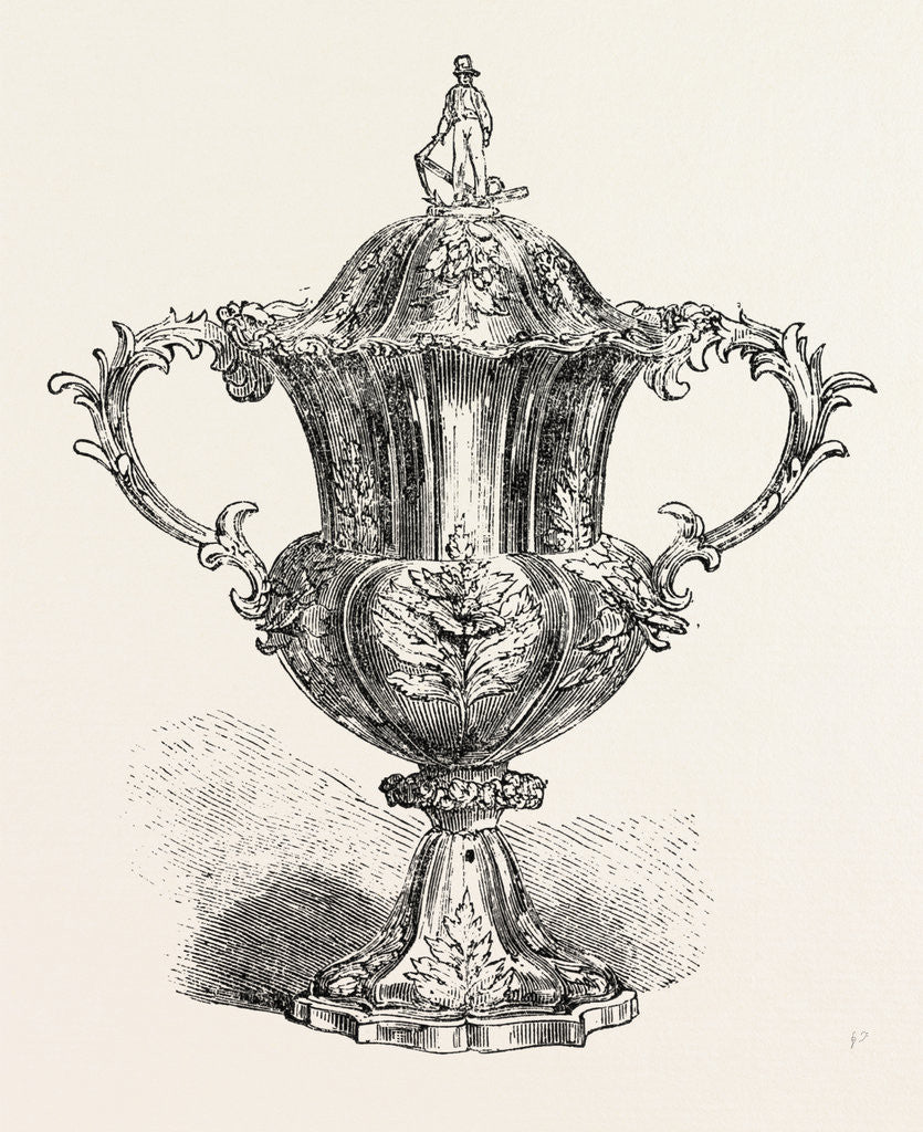 Detail of Plate Presented to Captain E. Baker, of the Pekin Steam-Packet by Anonymous