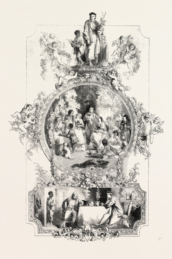 Detail of The Christmas Festival of Flowers by Anonymous