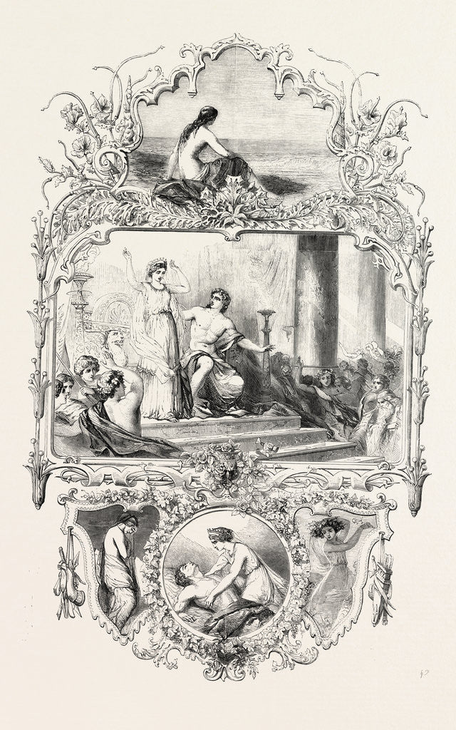 Detail of Adonis and Adona by Anonymous