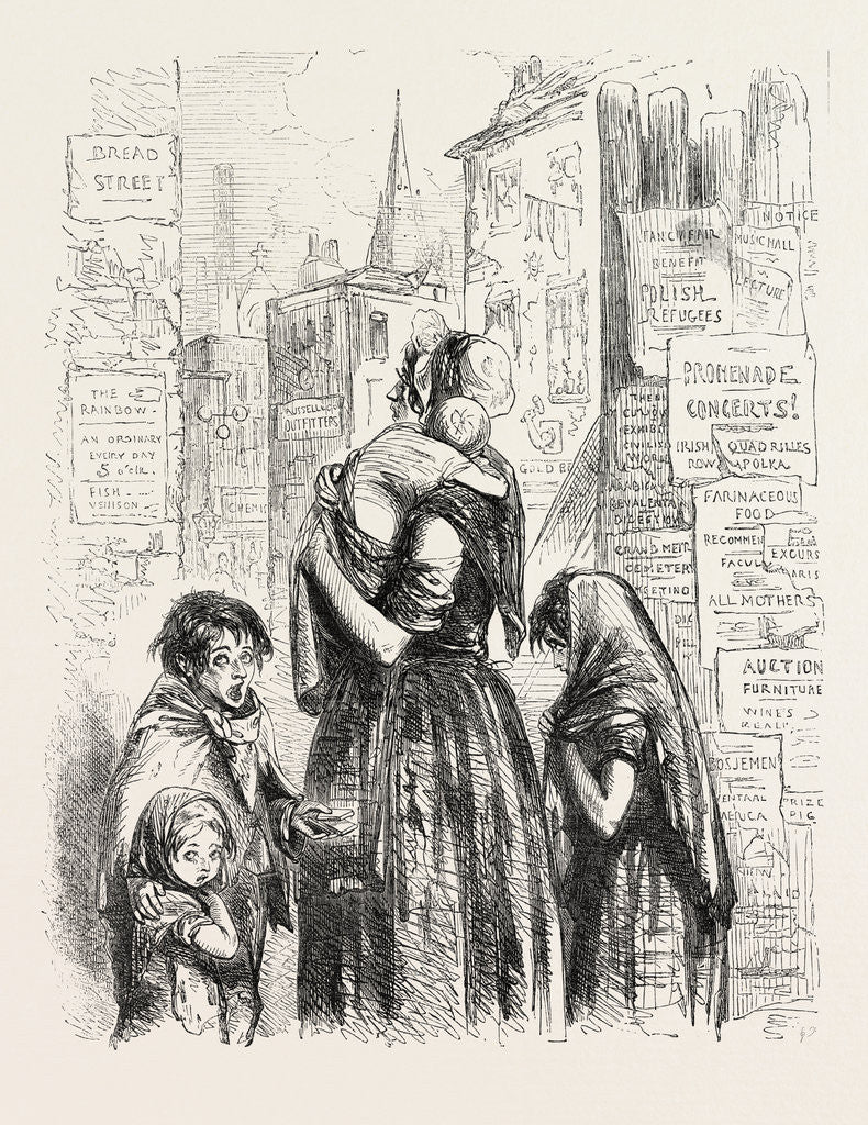 Detail of The Street Carol by Anonymous