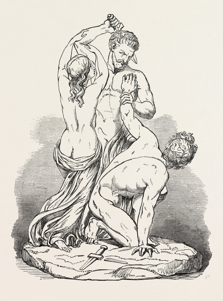 Detail of Sculpture Mercy Interceding for the Vanquished by Anonymous