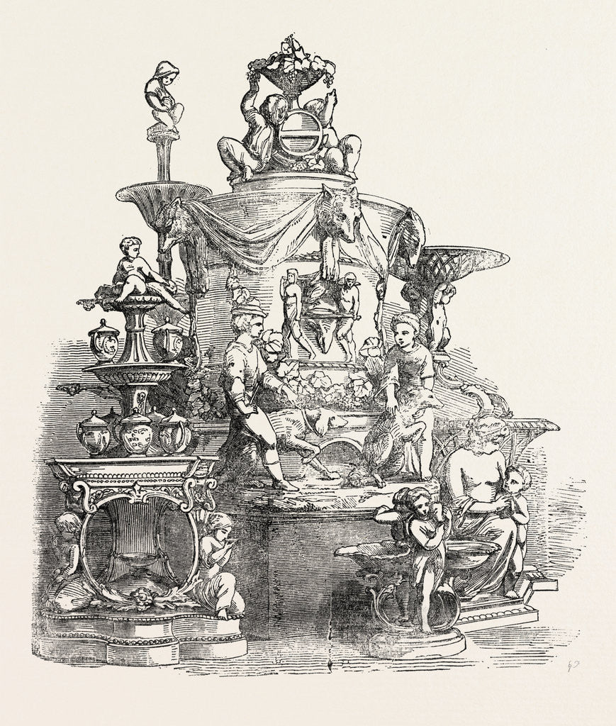 Detail of Desert Service Presented by Queen Victoria to the Emperor of Austria by Anonymous