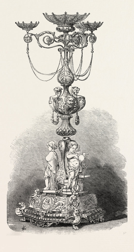 Detail of The Great Exhibition: Centre-Piece, in Bronze by Anonymous