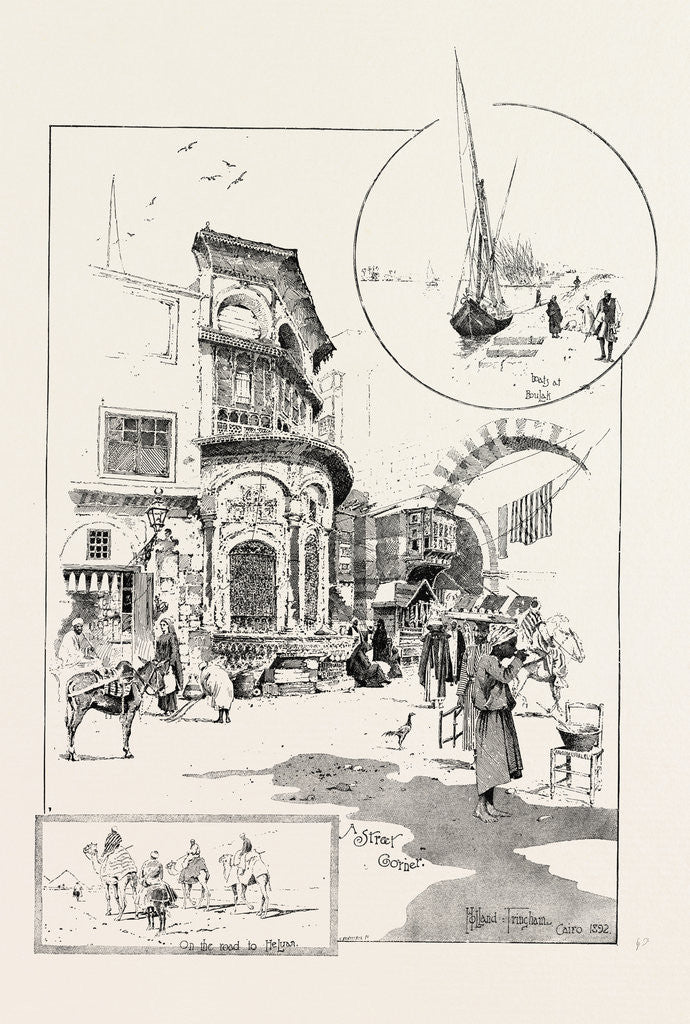 Detail of Life in Egypt: In and About Cairo by Anonymous