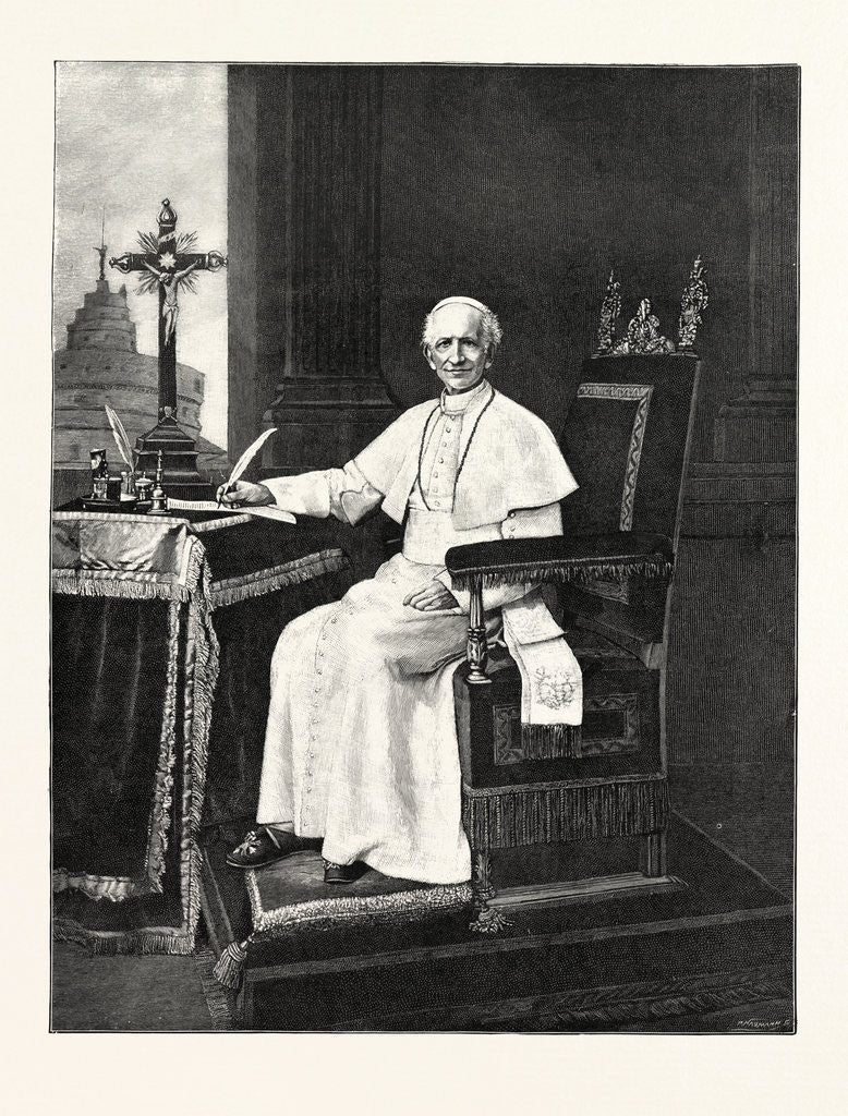 Detail of His Holiness Pope Leo Xiii by Anonymous