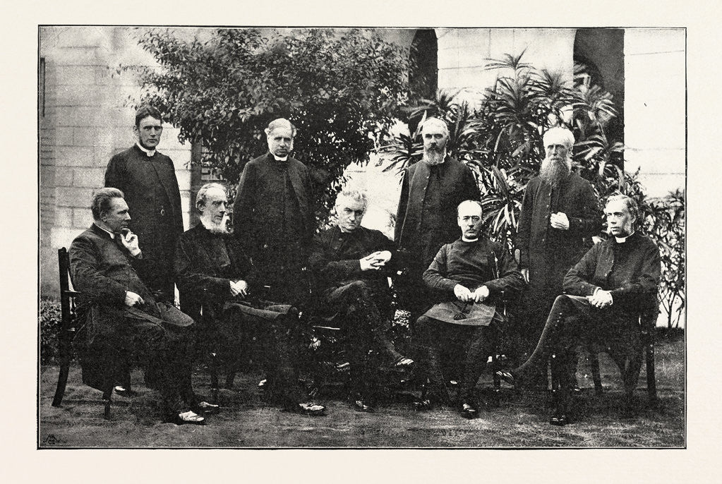 Detail of A Synod of English Bishops at Calcutta, India by Anonymous