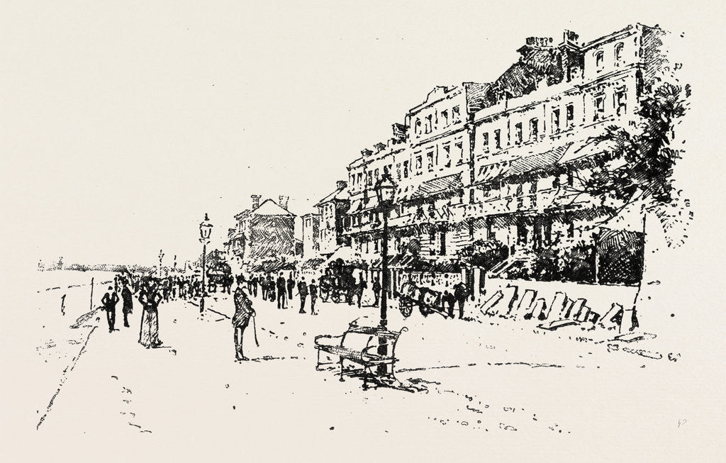 Detail of The Landslip at Sandgate: Moving Out from Wellington Terrace, UK by Anonymous