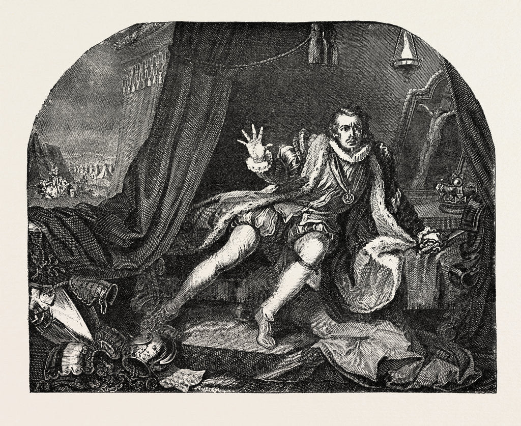 Detail of Garrick As Richard III. From Hogarth's Painting by Anonymous