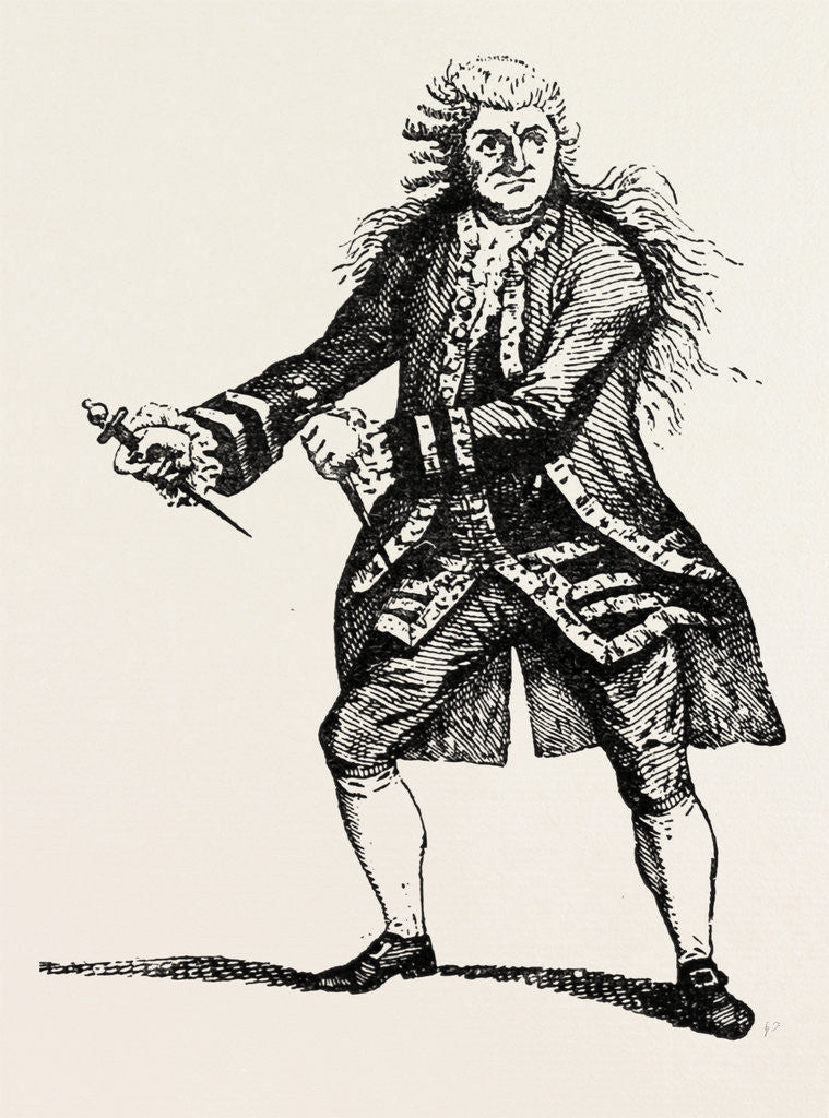 Detail of Garrick As Macbeth by Anonymous