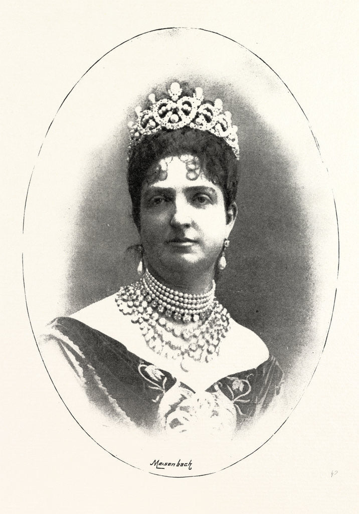 Detail of Silver Wedding of the King and Queen of Italy: Queen Margherita, 1893 by Anonymous