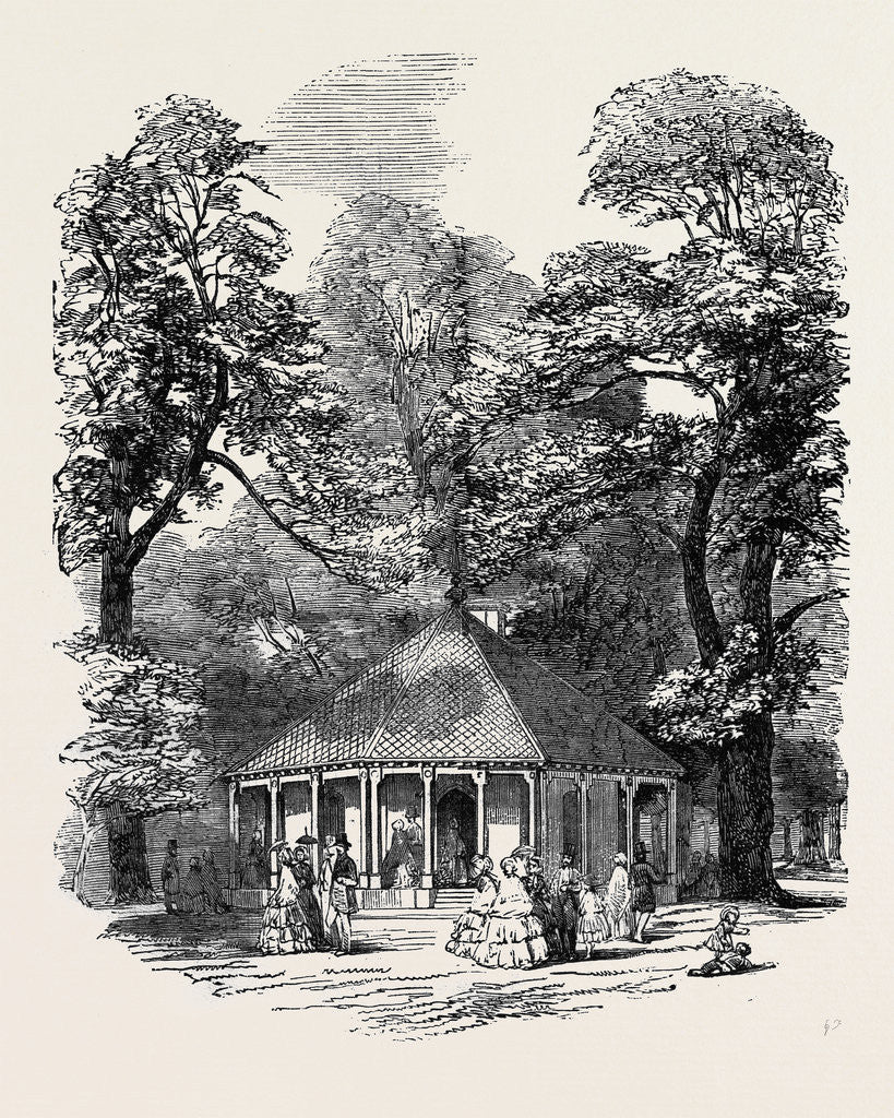 Detail of Refreshment Room in Kensington Gardens by Anonymous