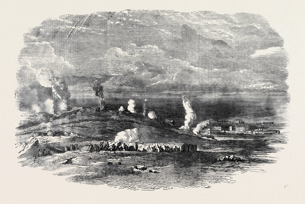 Detail of Before Sebastopol, the Redan, from the Old Advanced Trench by Anonymous