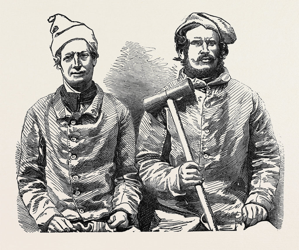 Detail of Invalided Soldiers Before the Hospital Barracks, at Brompton. by Anonymous